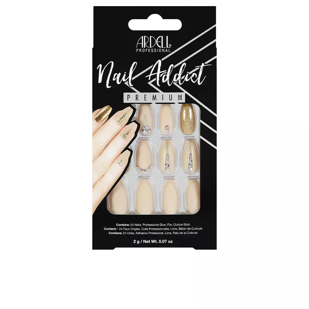 

Накладные ногти Nail Addict Nude Jeweled Ardell, 1 шт