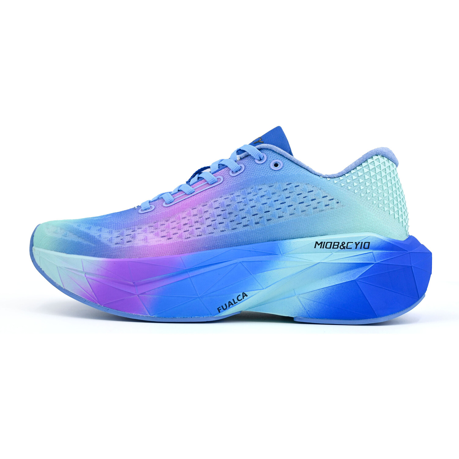 

Кроссовки унисекс с низким верхом, струящиеся, фиолетовый, бегущие, синий Miob&Cyio