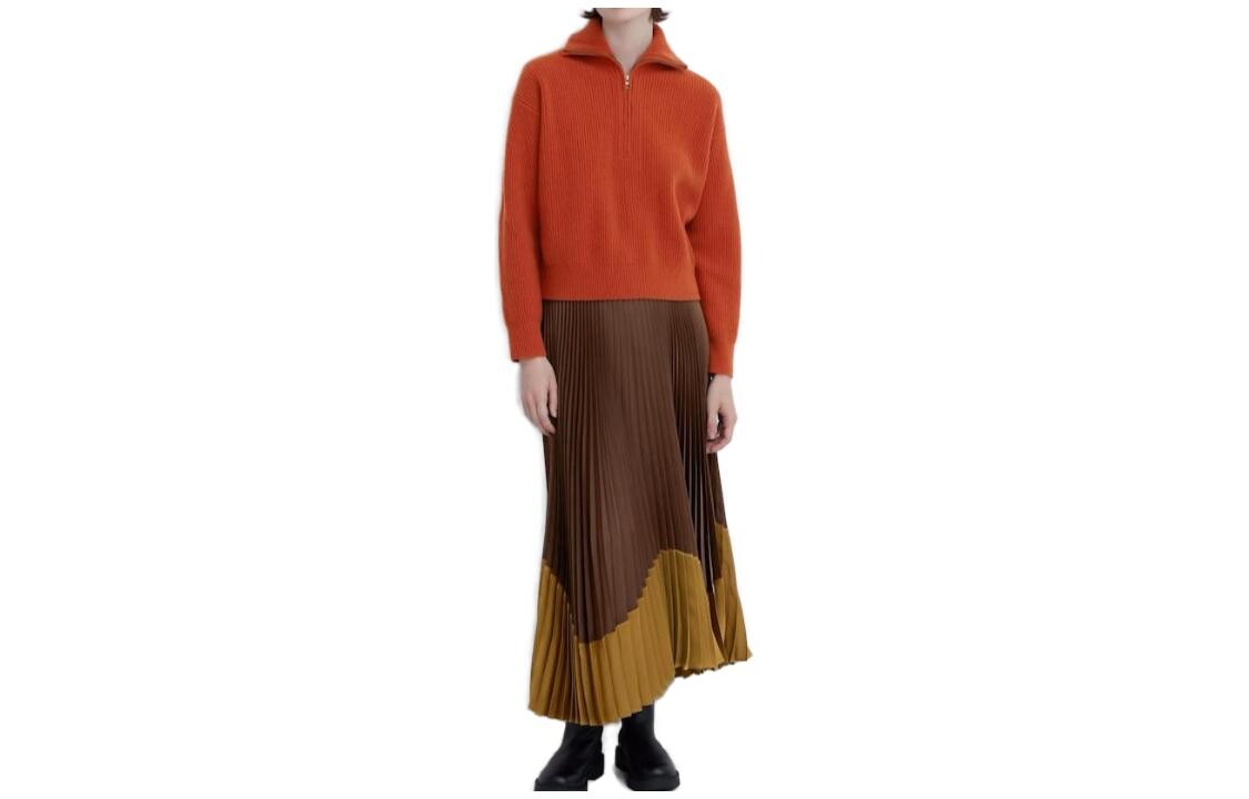 

X Clare Waight Keller Co-branded Collection свитер женский оранжевый Uniqlo