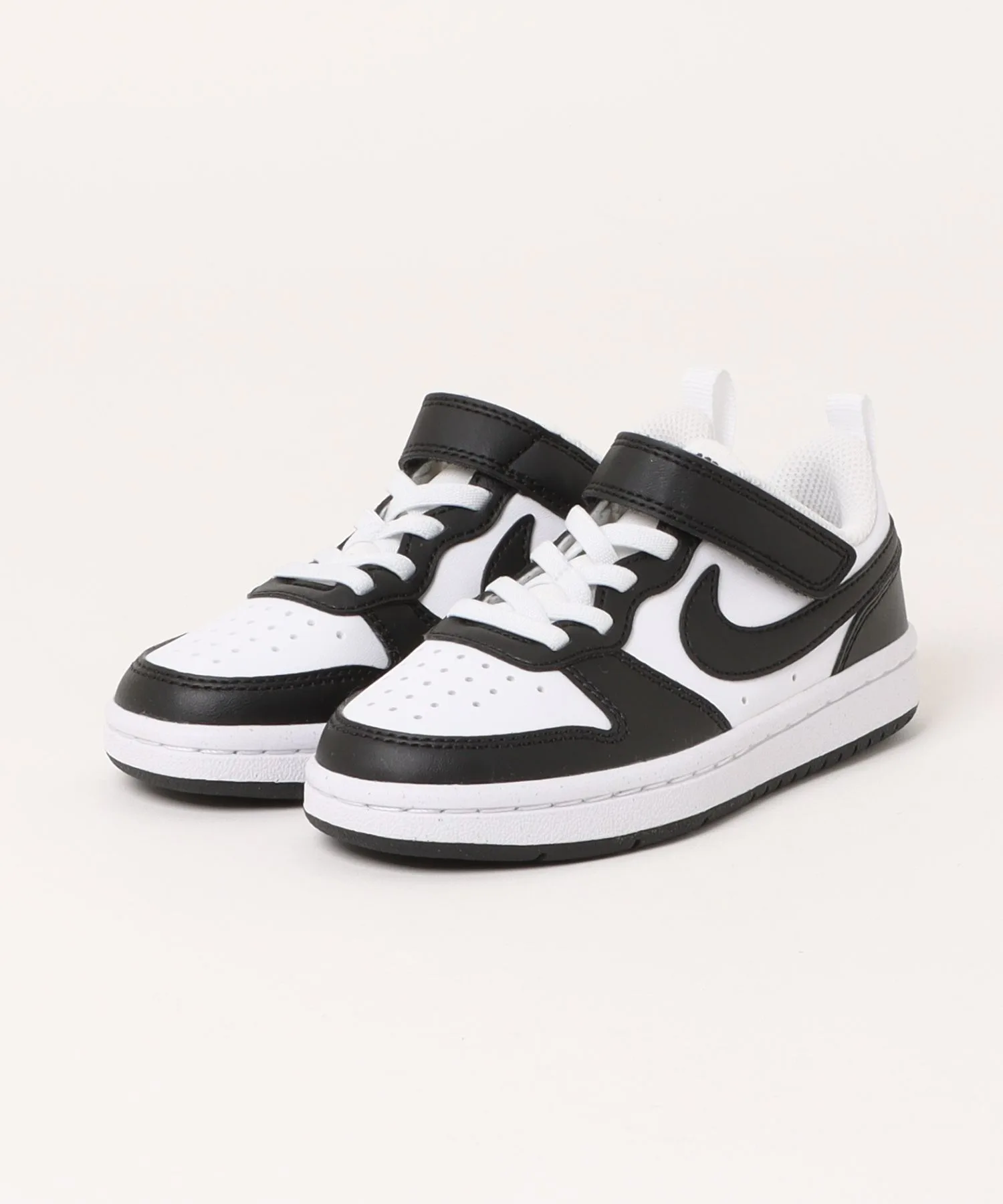 Детские кроссовки низкие с липучкой Nike Court Borough Low KDV5457 белые