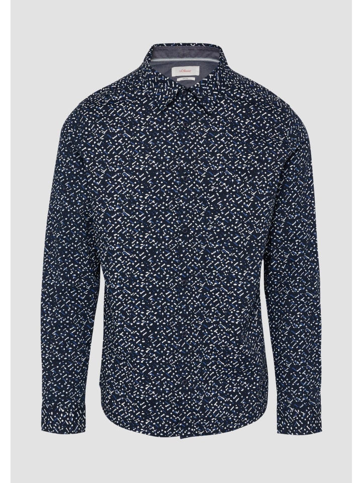 

Рубашка 59A1_navy s.Oliver