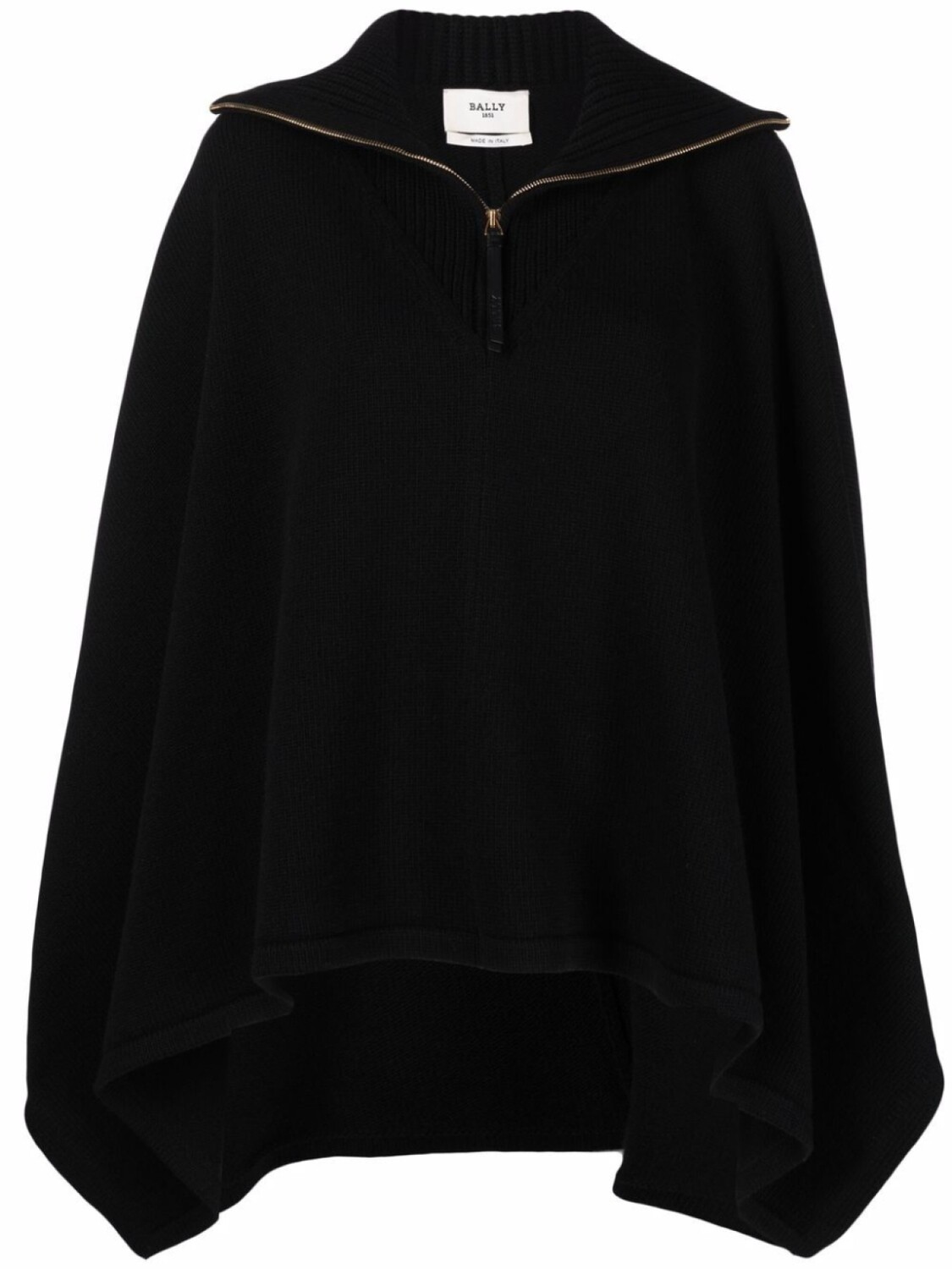 

Bally джемпер с кейпом, черный
