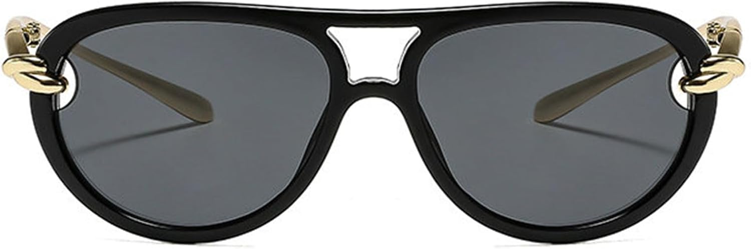 

Модные солнцезащитные очки-пилот большого размера для женщин, ретро-очки с градиентным переходом цвета в крупной оправе, дизайнерские женские солнцезащитные очки helena, C1