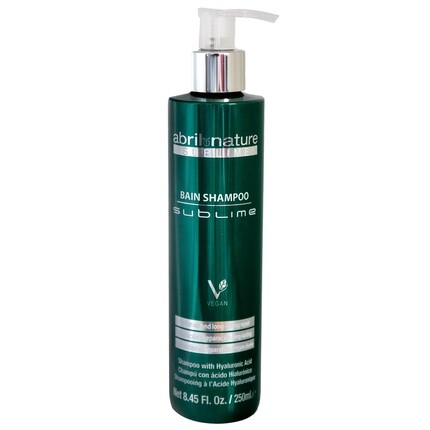 

Sublime Moisturizing Shampoo 250 мл для очень поврежденных волос со стволовыми клетками, гиалуроновой кислотой и экстрактом икры - против вьющихся волос, Abril Et Nature
