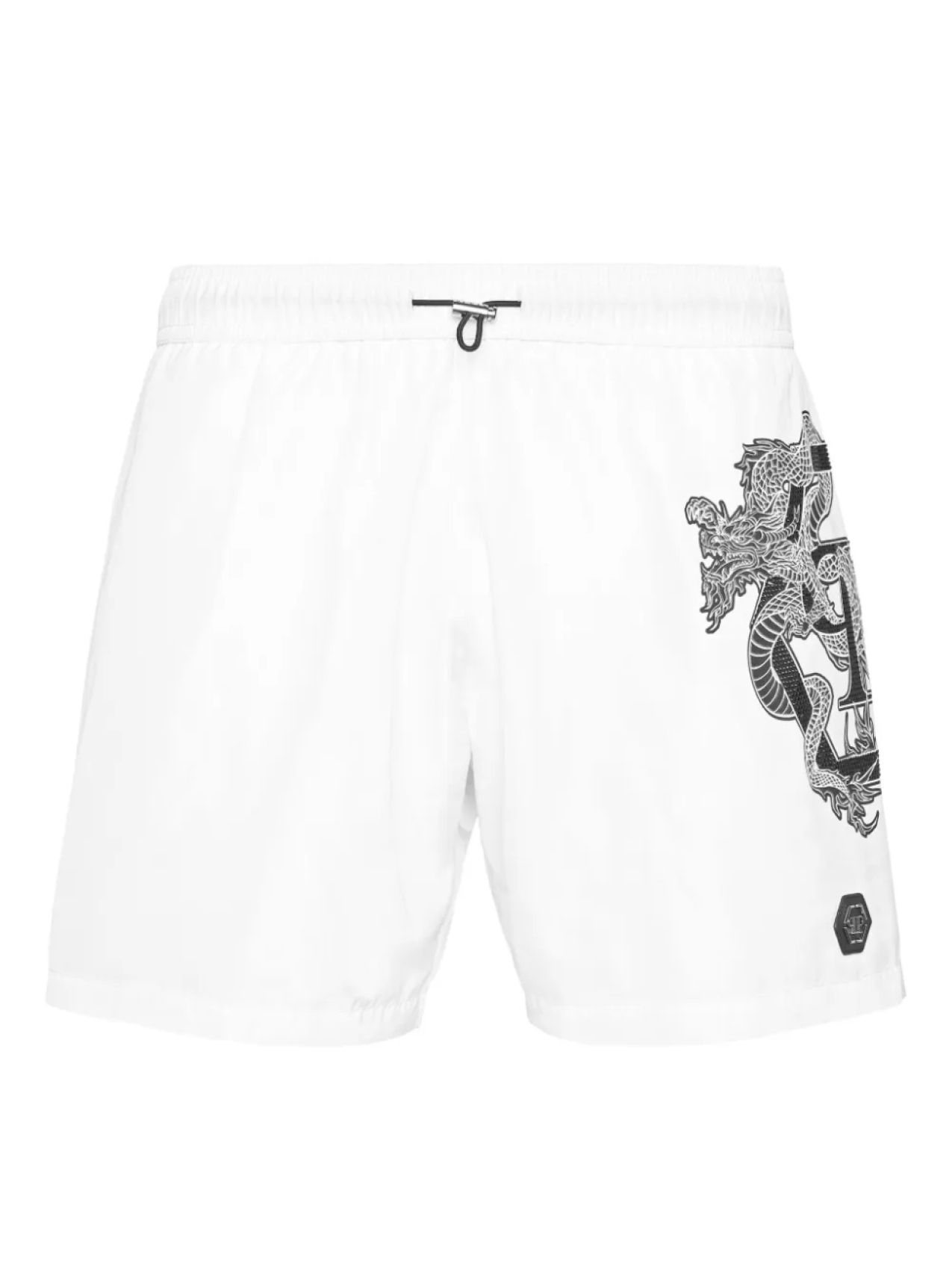 

Плавки-шорты с принтом Philipp Plein, белый