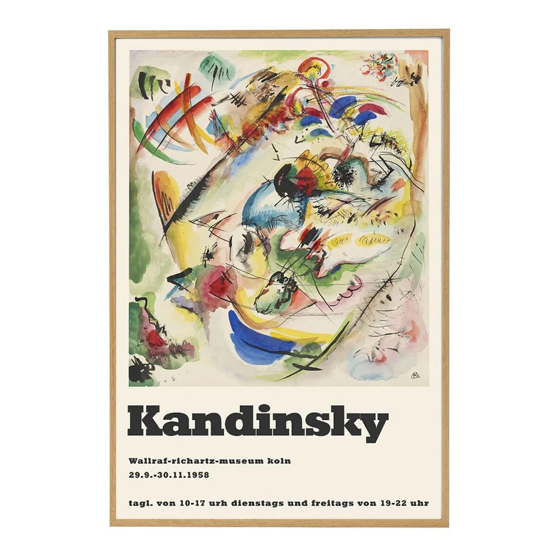 

Музей Кельн Кандинский PSTR Studio Print + Frame Домашний офис El Corte Inglés
