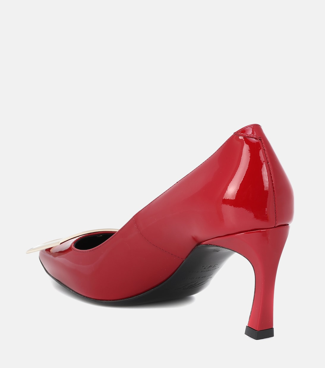 Туфли-лодочки из лаковой кожи Trompette Roger Vivier, Rubino Scuro — фото 2