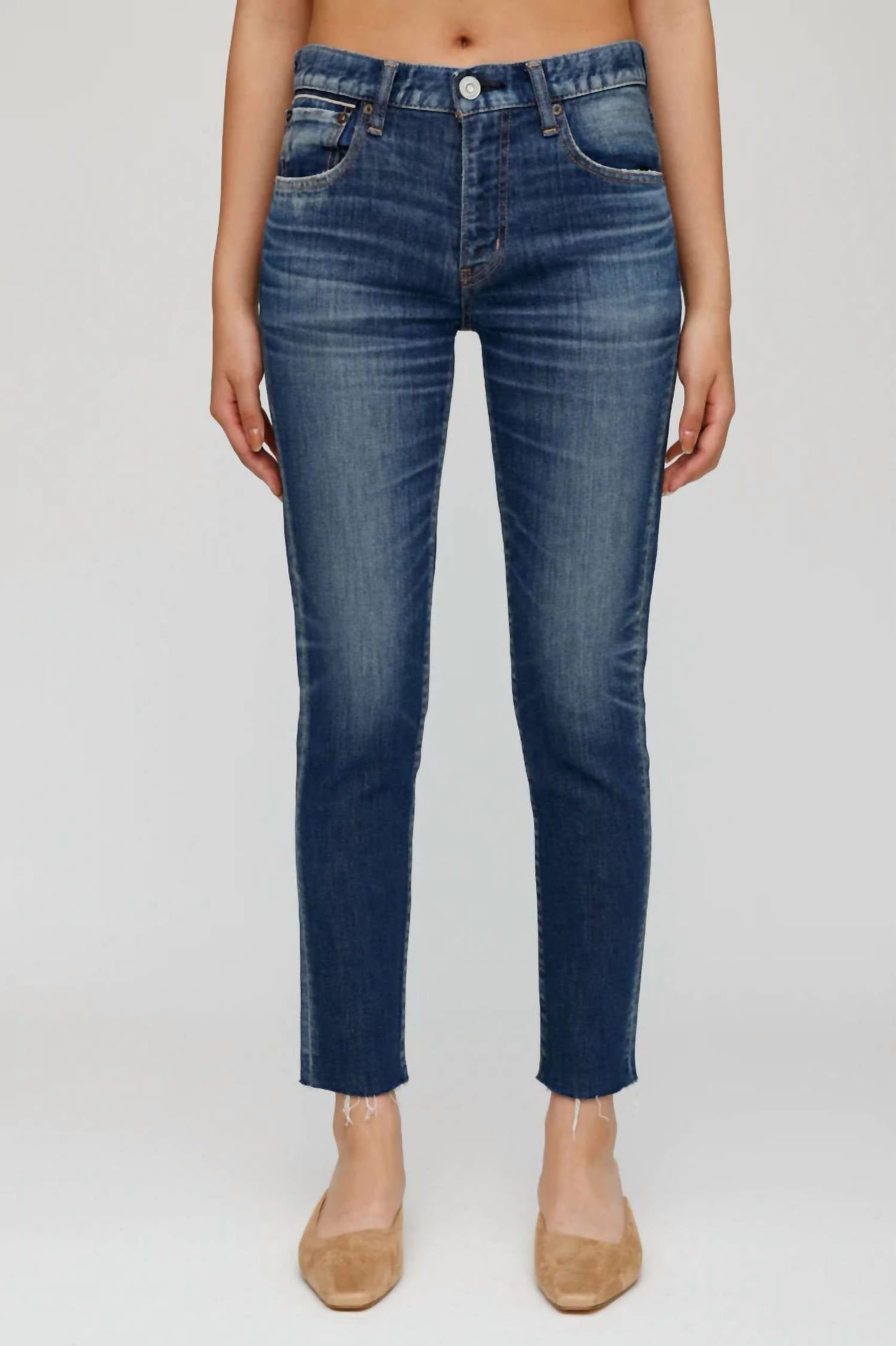 

Джинсы Warren Skinny In Blue Moussy