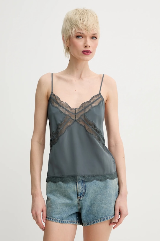 

Шелковая блузка Zadig&Voltaire, серый