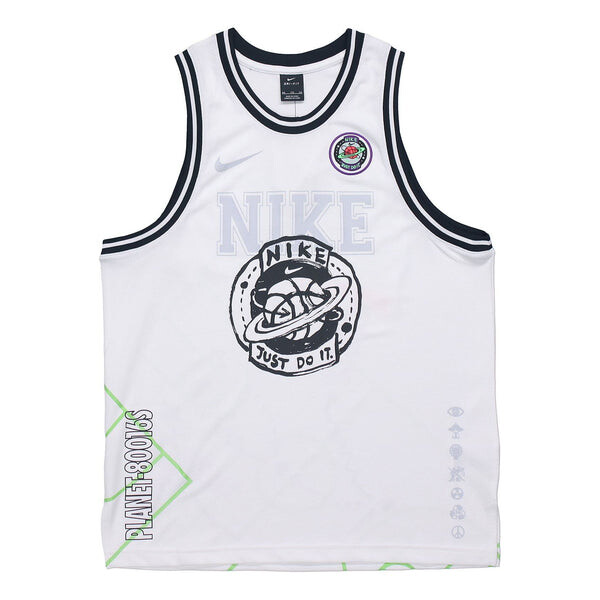 

Спортивная футболка dna summer hoops sports top men white Nike, белый