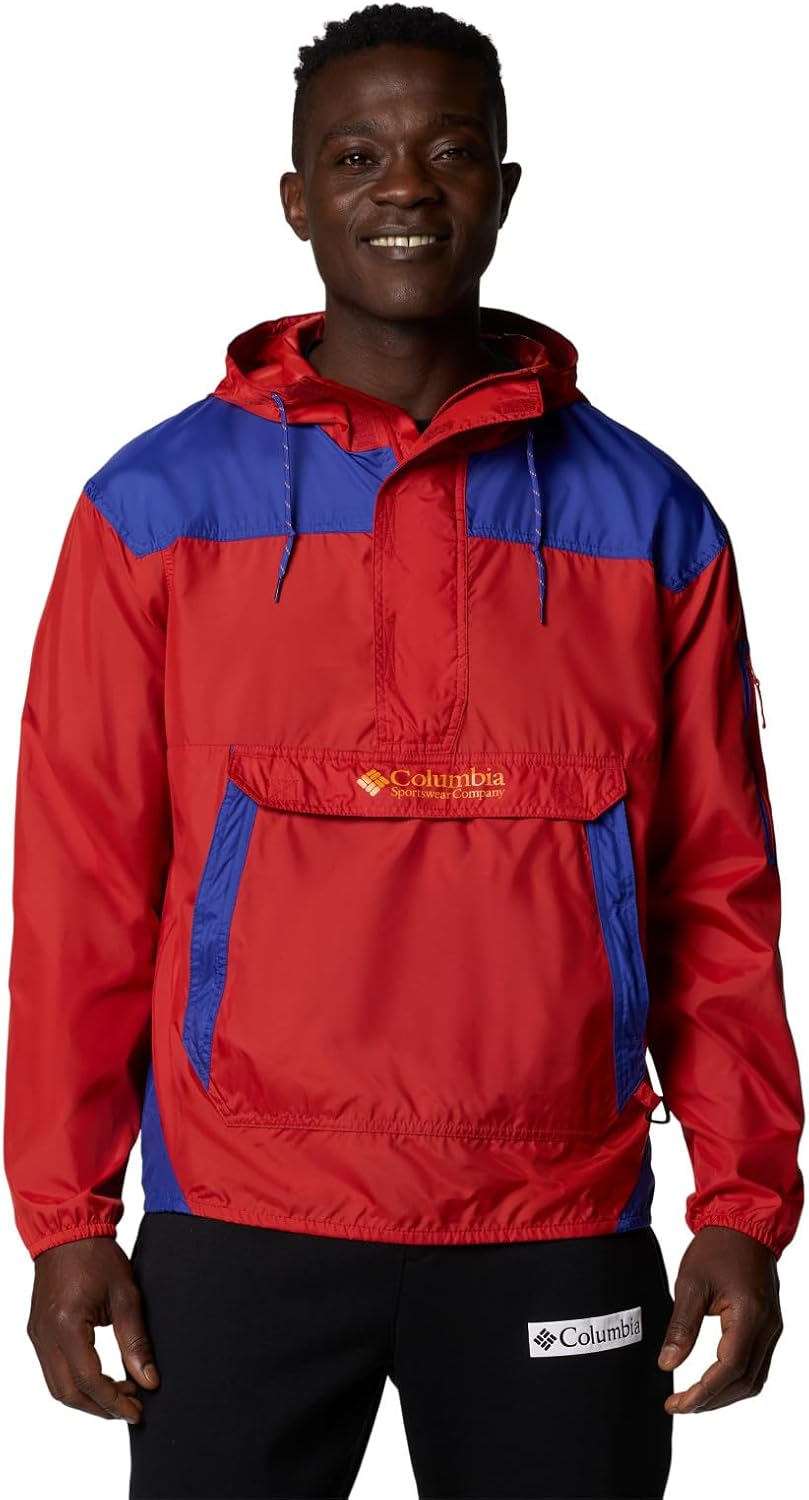 

Куртка ветровка Columbia Challenger Ii мужская, Sail Red/Clematis Blue