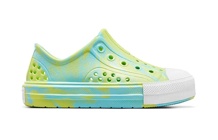 Кроссовки Chuck Taylor All Star Play Lite CX Low PS 'Triple Cyan Slime' Converse, Cyan/Light Green — фото 3
