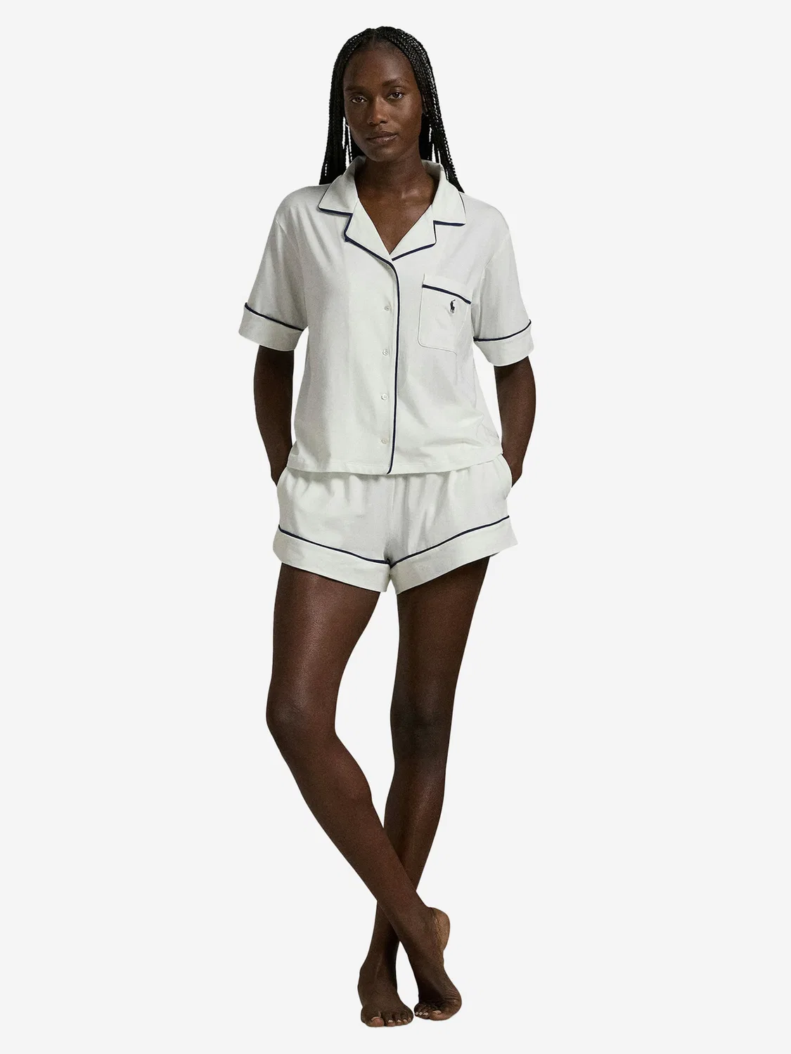 Пижама 'Основы Polo' Polo Ralph Lauren, White — фото 3