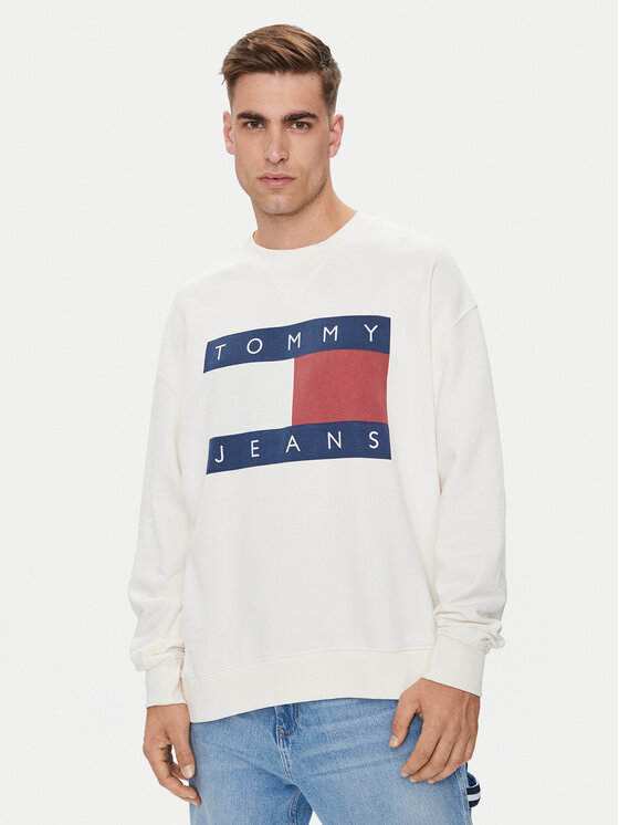 

Толстовка свободного кроя Tommy Jeans, белый