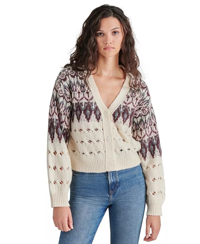 

Женский кардиган Irisa Fair Isle Steve Madden, мультиколор