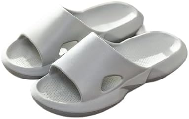 

Платформенные тапочки-подушки для мужчин и женщин, легкие шлепанцы с открытым носком для душа, удобные женские слайды «Облако», летние плоские сандалии Bydzkj, серый