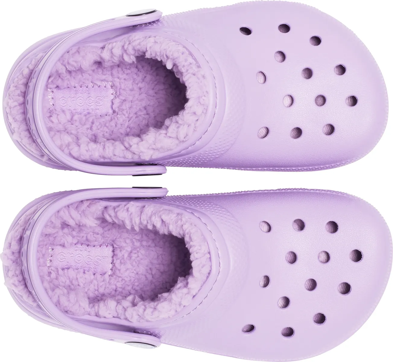 

Тапочки Crocs "Classic Lined Clog K", зимняя обувь, тапочки с ремешками на пятке, цвет Flieder-Uni