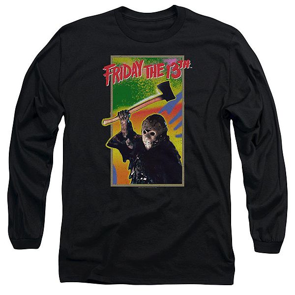 

Футболка с длинным рукавом Friday the 13th в стиле ретро Licensed Character