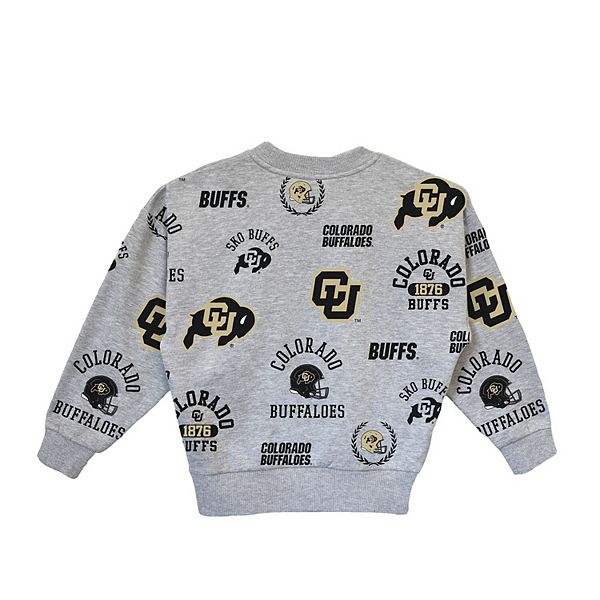 Детская толстовка heather gray colorado buffaloes always on repeat Gameday Couture — фото 3