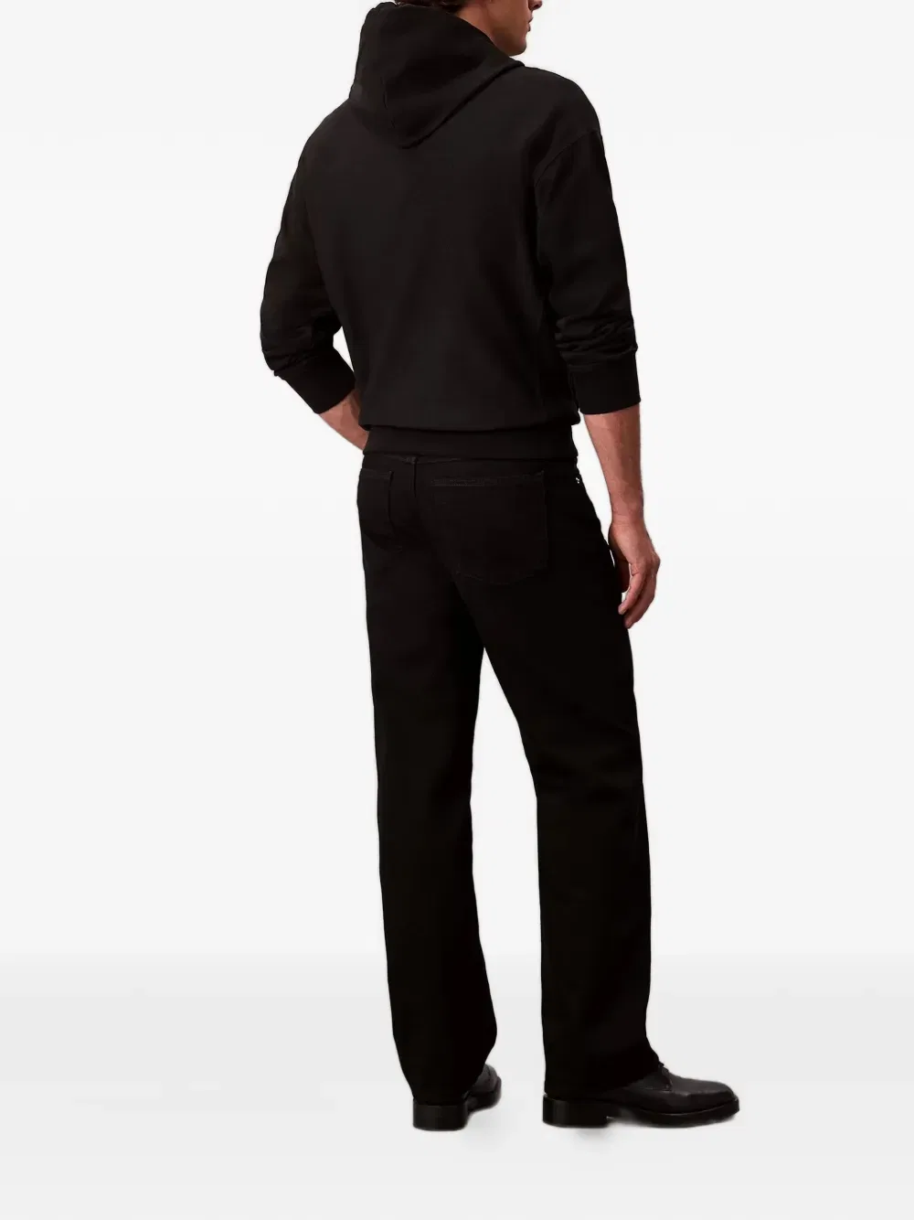Джинсы с широкими штанинами Calvin Klein, черный — фото 2
