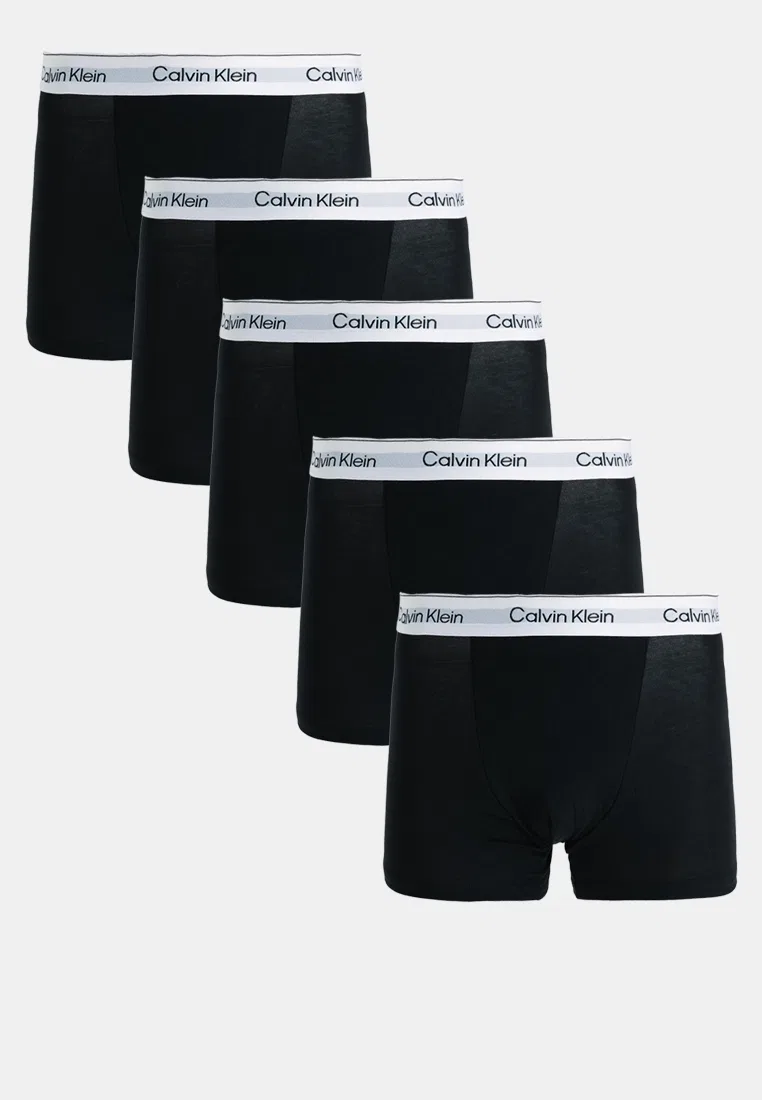 Трусы, 5 штук, Relaxed Fit Calvin Klein, черный