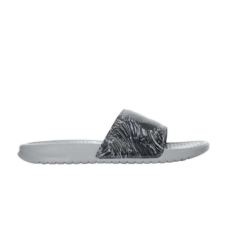 

Кроссовки Nike Benassi JDI Slide 'Wolf Grey', серый