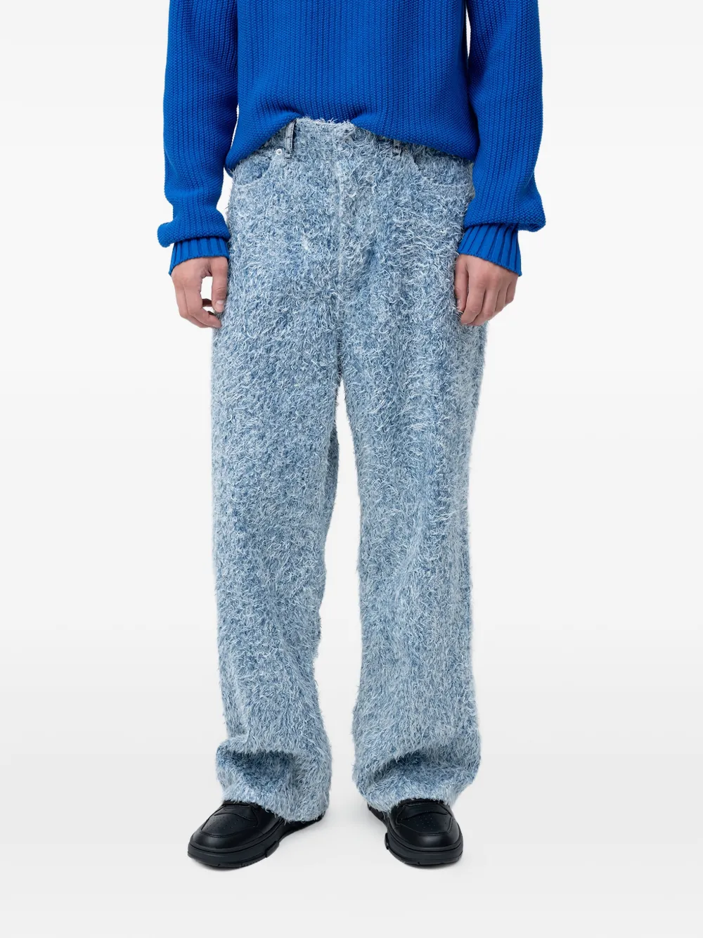 

Джинсы с текстурированной отделкой Hugo, синий