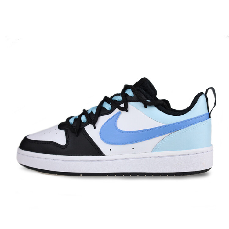 

Кроссовки Nike Court Borough Skateboarding Shoes Women's Low-top Black, Blue, White, голубой, Синий, Кроссовки Nike Court Borough Skateboarding Shoes Women's Low-top Black, Blue, White, голубой