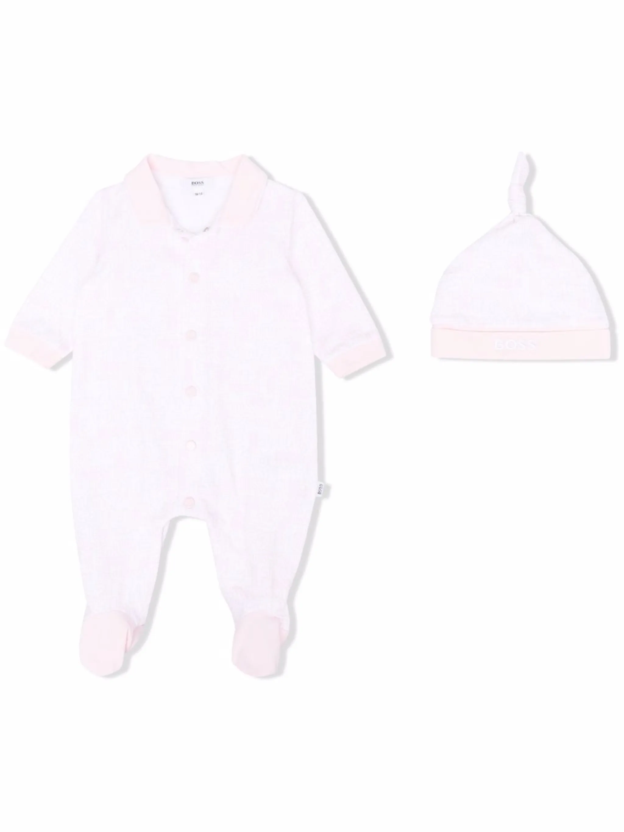 

Комплект для новорожденного с логотипом Boss Kidswear, белый