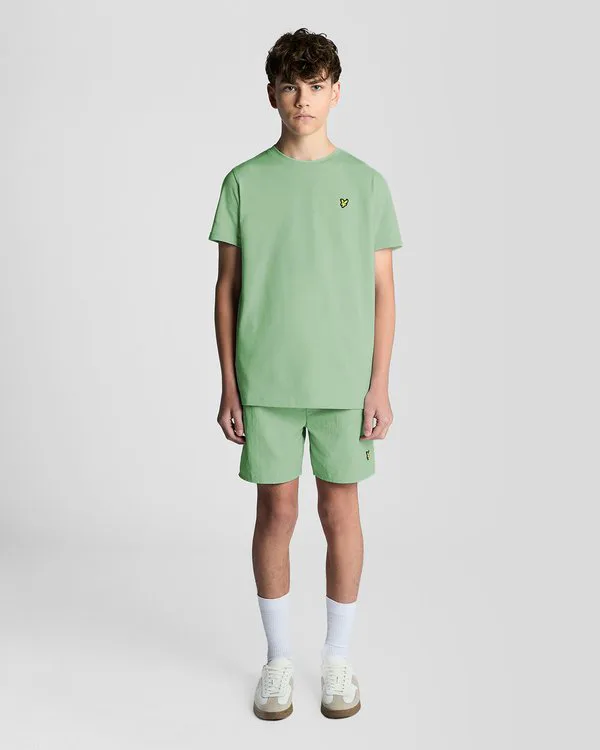 Базовая футболка унисекс Lyle & Scott, Turquoise Shadow — фото 2