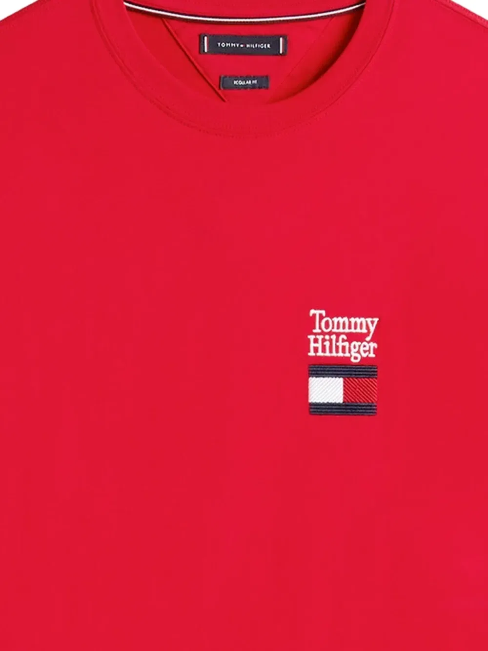 Футболка с логотипом Tommy Hilfiger, красный — фото 2