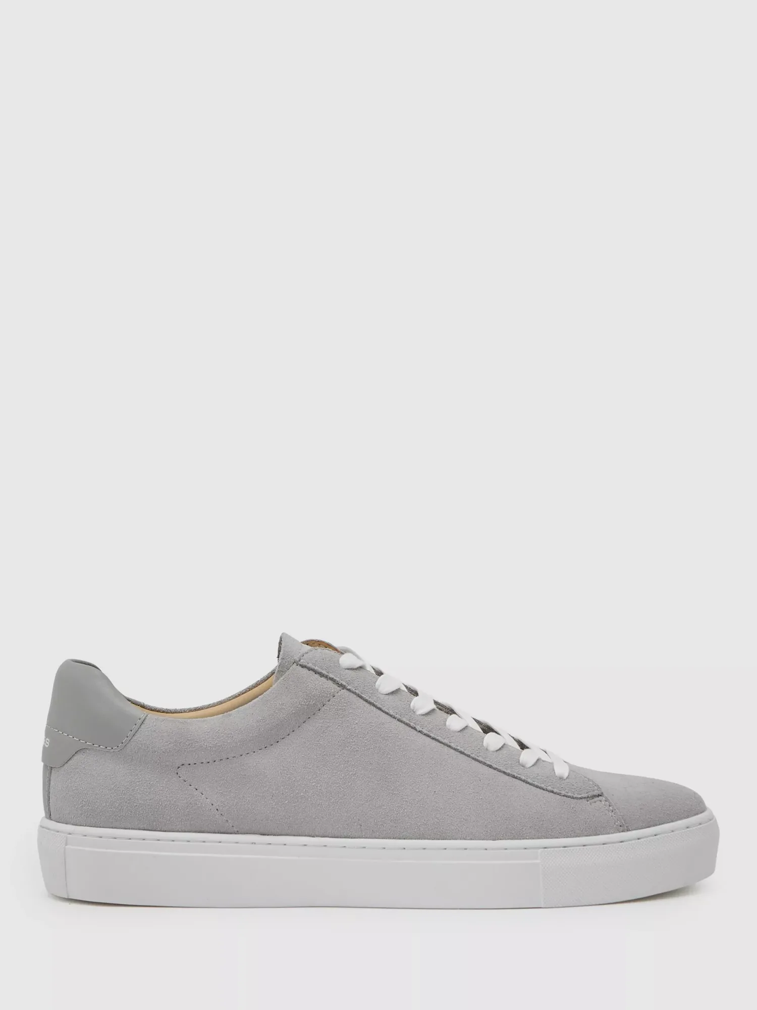 Низкие кроссовки из нубука Finney Reiss, Soft Grey