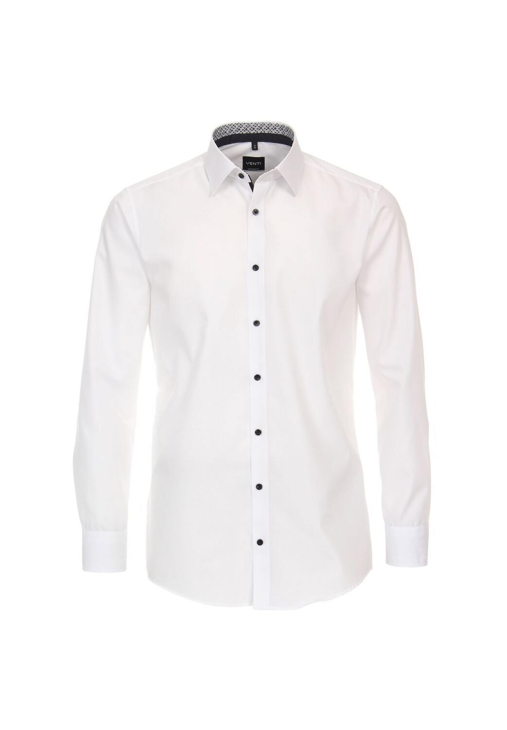 

Мужская деловая рубашка однотонного современного кроя Venti, цвет Schneeweiß