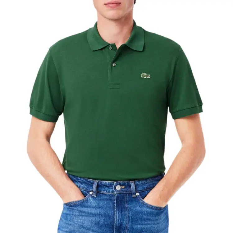 Классическая поло L.12.12 из легкого пике LACOSTE, зеленый — фото 2