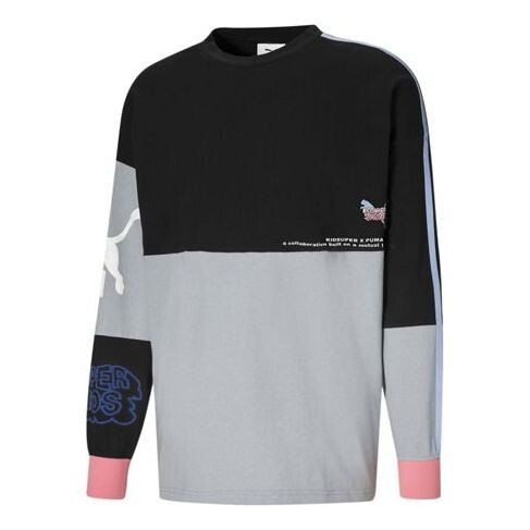 

Футболка men's x ks ls tee long sleeves black t-shirt Puma, черный