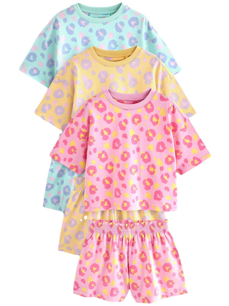 

Пижама Next, цвет Yellow/Mint/Rose