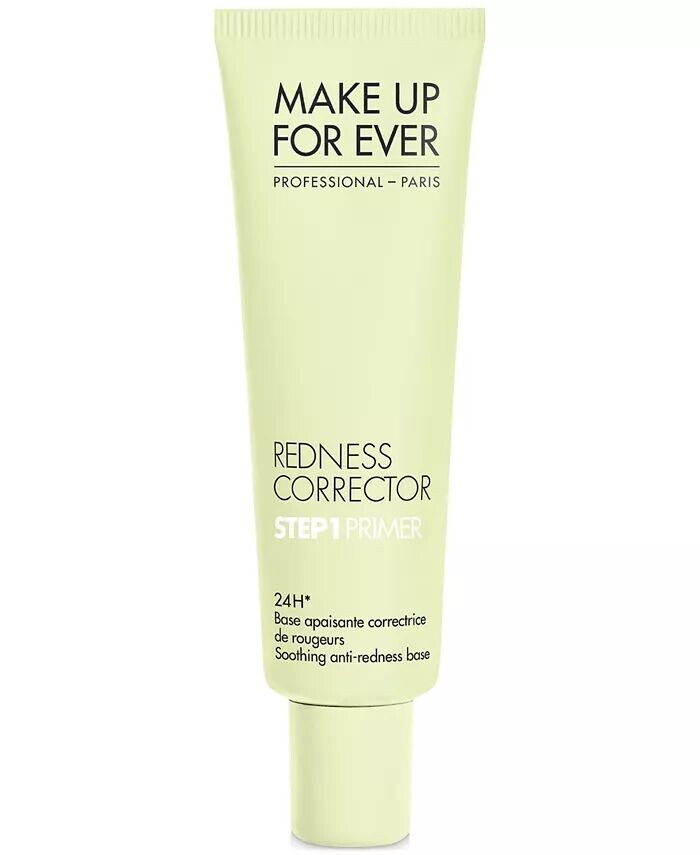 

Шаг 1. Корректор цвета праймера, 1 унция Make Up For Ever, цвет Redness Corrector