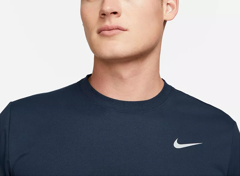 Мужская футболка для фитнеса Nike Dri-FIT Legend, цвет Obsidian — фото 4
