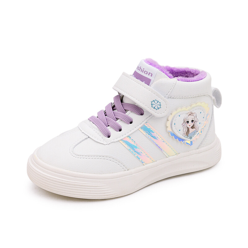 Детские кроссовки для скейтбординга Kids High-top Purple Budding, фиолетовый — фото 2