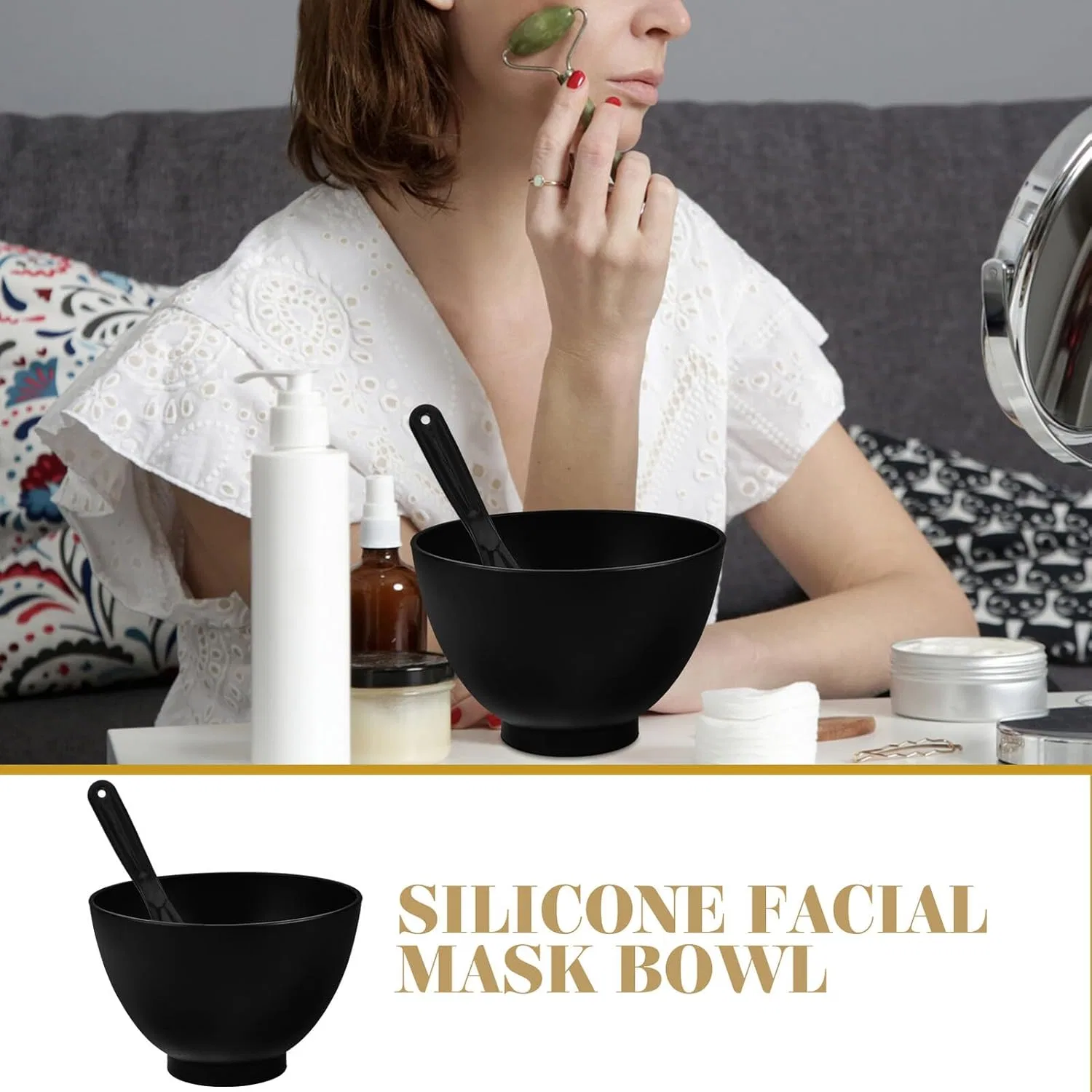 Силиконовая миска для смешивания масок для лица LIFKOME Lifkome — фото 3