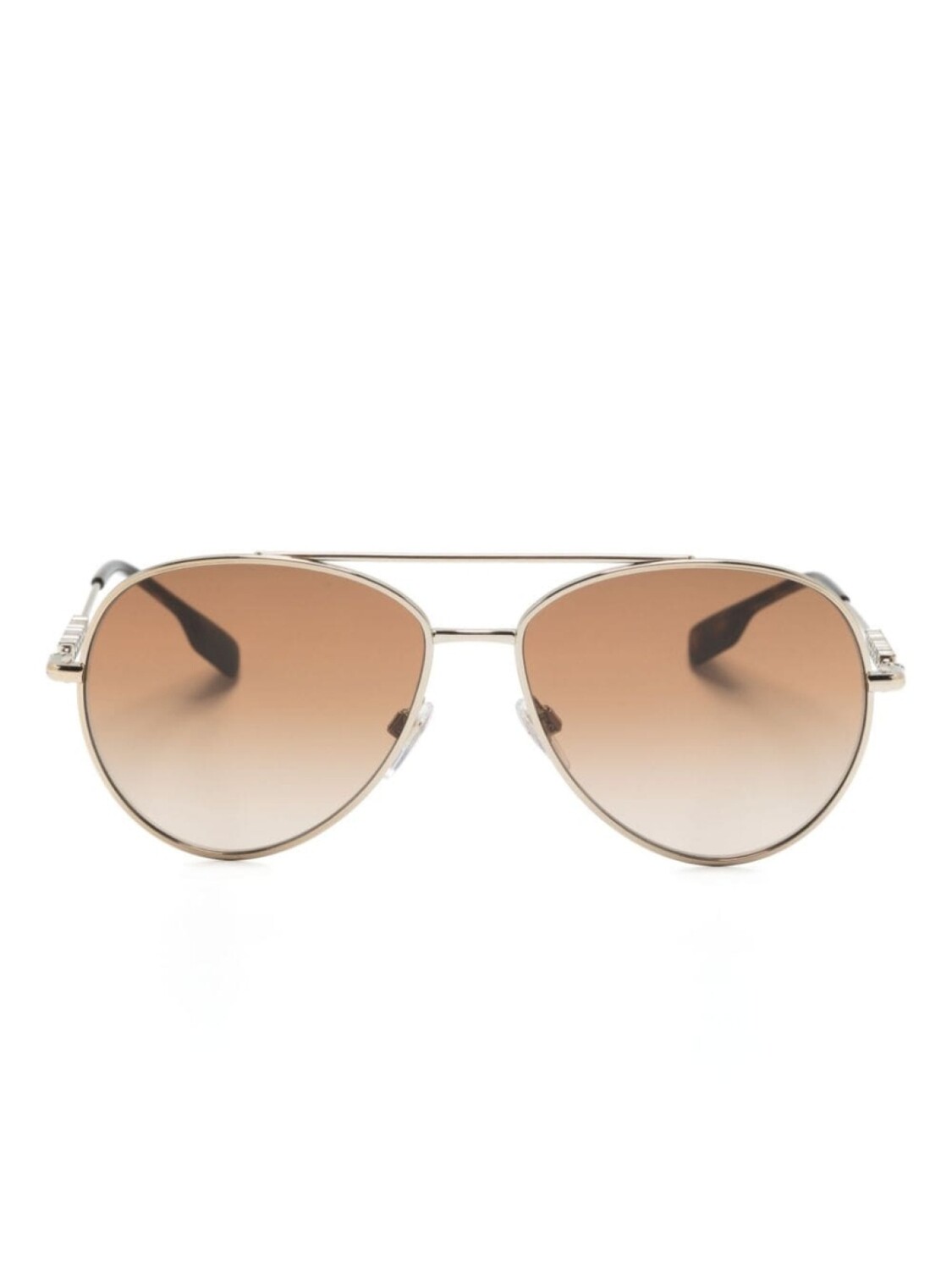 

BE3147 пилотная оправа Солнцезащитные очки Burberry Eyewear, золотистый