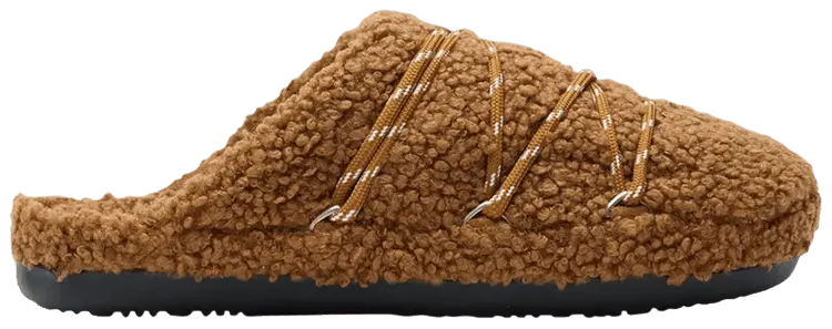 

Туфельки-ботинки Moon Boot Teddy Slipper цвета «Коньяк», коричневый