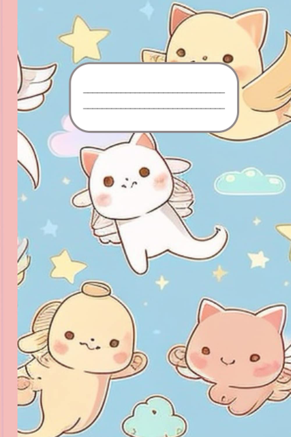 

Kawaii Engel-Katzen Notizbuch: 108 linierte Seiten für deine purr-fekten Ideen (German Edition) (Independently published)