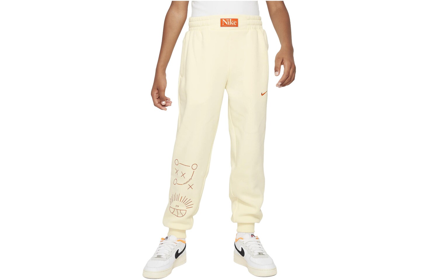 

Детские трикотажные спортивные штаны Nike, цвет Lemon