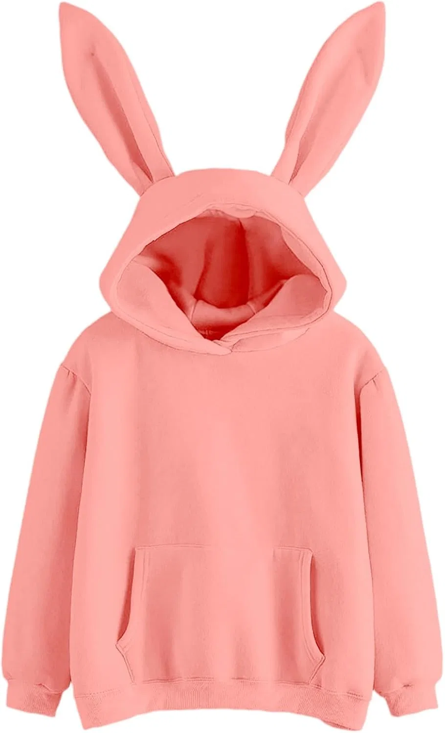 Худи с капюшоном и ушками, Animal Print, женское, Pink