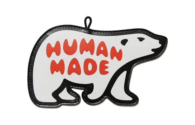 

HUMAN MADE Женский держатель карт из коровьей кожи, белый, стандартный