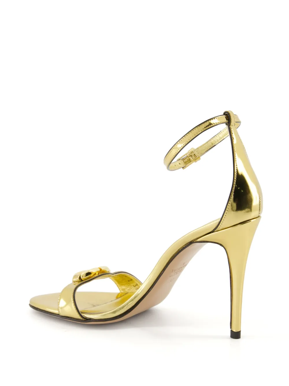 Босоножки с логотипом VLogo Signature VALENTINO GARAVANI, золотой — фото 3