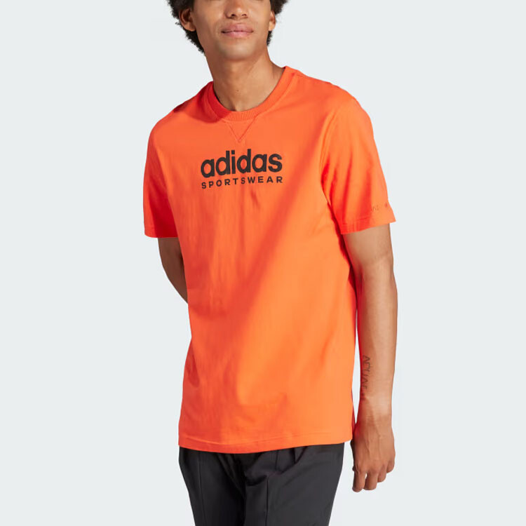 

Футболка мужская оранжевая Adidas, оранжевый