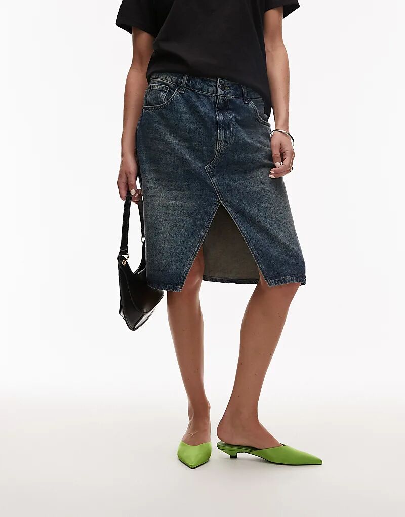Туфли-лодочки Topshop Dakota на каблуке-рюмочке из зеленого атласа — фото 2