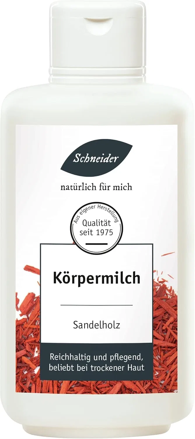 Молочко для лица, рук и тела Saunabedarf Schneider Sandalwood 500 мл Schneider